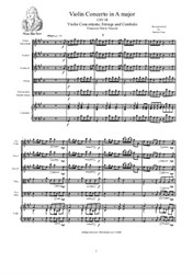 Veracini - Violin Concerto in A major for Violin, Strings and Cembalo