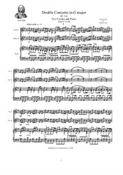 Vivaldi - Double Concerto in G major for Two Violins and Piano