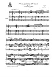Vivaldi - Violin Concerto No.4 in C major for Violin and Cembalo or Piano