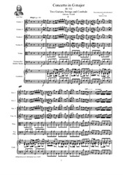Vivaldi – Concerto in G major for Two Guitars, Strings and Cembalo