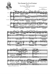 Vivaldi - Trio Sonata No.8 in D minor for Two Violins, Cello and Cembalo