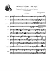 Bach - Orchestral Suite No.3 in D major for Trumpets, Timpani, Oboes, Strings and Cembalo