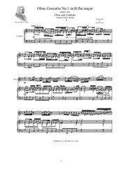 Handel - Oboe Concerto No.1 in B flat major for Oboe and Cembalo