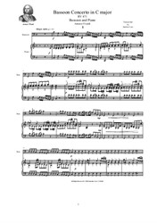 Vivaldi - Bassoon Concerto in C major for Bassoon and Piano