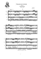 Vivaldi - Concerto in A minor for String Quartet