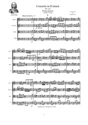 Vivaldi - Concerto in D minor for String Quartet
