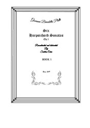 Platti - Six harpsichord (or Piano) Sonatas - Book 1