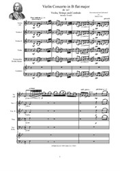 Vivaldi - Violin Concerto in B flat major for Violin, Strings and Cembalo