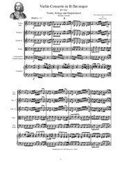 Vivaldi - Violin Concerto in B flat major for Violin, Strings and Cembalo