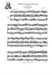 Vivaldi - Violin Concerto in B flat major for Violin and Cembalo (or Piano)