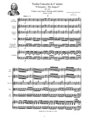 Vivaldi - Violin Concerto in C minor 'The Suspect' for Violin, Strings and Cembalo