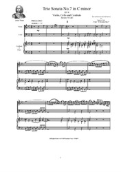 Vivaldi - Trio Sonata No.7 in C major for Violin, Cello and Cembalo (or Piano)