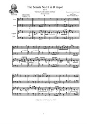 Vivaldi - Trio Sonata No.11 in D major for Violin, Cello and Cembalo (or Piano)