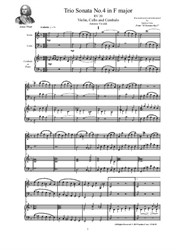 Vivaldi - Trio Sonata No.4 in F major for Violin, Cello and Cembalo (or Piano)