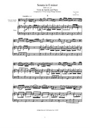 Telemann - Sonata in E minor for Viola da Gamba and Piano