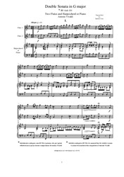 Vivaldi - Double Sonata in F major for Two Flutes and Harpsichord (or Piano)