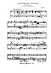 Mendelssohn - Piano Concerto No.1 in G minor - Complete Piano Version
