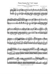 Mozart - Piano Sonata No.7 in C major - Complete score
