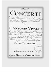 Vivaldi - Six Concertos for Violin and Piano - Complete scores and Part