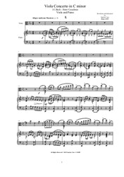 J. C. Bach-Casadesus - Viola Concerto in C minor for Viola and Piano