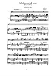 Handel-Casadesus - Viola Concerto in B minor for Viola and Piano
