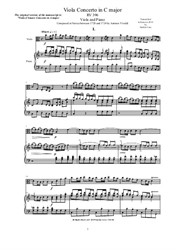 Vivaldi - Viola Concerto in C major for Viola and Piano