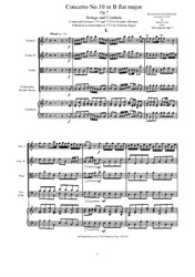 Albinoni - Concerto No.10 in B flat major for Strings and Cembalo