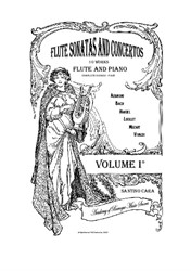 10 Flute Sonatas and Concertos (Volume 1) for Flute and Piano - Scores and Flute Part