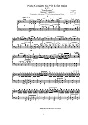 Mozart - Piano Concerto No.9 in E flat major - Jeunehomme - Piano Version
