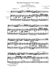Handel - Sonata No.7 in C major for Recorder and Harpsichord