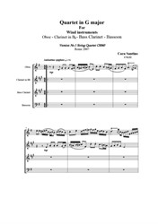 Quartet in G major for Wind instruments