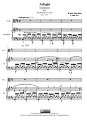 Adagio in B minor for Piano and Viola