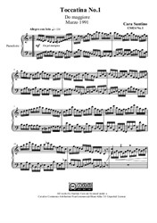 Toccatina No.1 in C major for piano