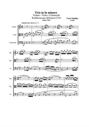String Trio in A minor