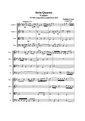 String quartet No.6 in G minor