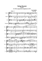 String quartet No.8 in E minor
